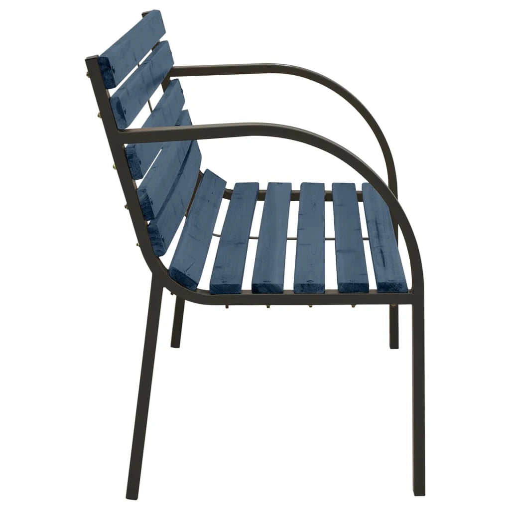 Panca da giardino mobili da esterno per patio terrazza per bambini 81 cm legno di pino cinese grigio 02_0011762