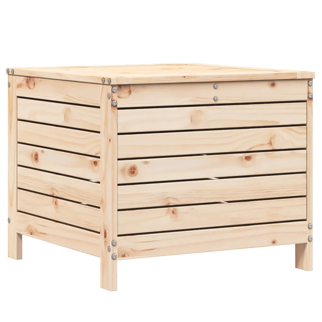 Poggiapiedi da Giardino 62x63,5x53,5 cm Legno Massello di Pino