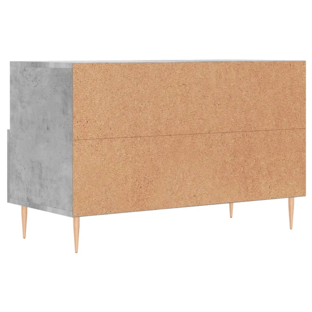 Mobile per TV Grigio Cemento 80x36x50 cm Legno Multistrato 828960