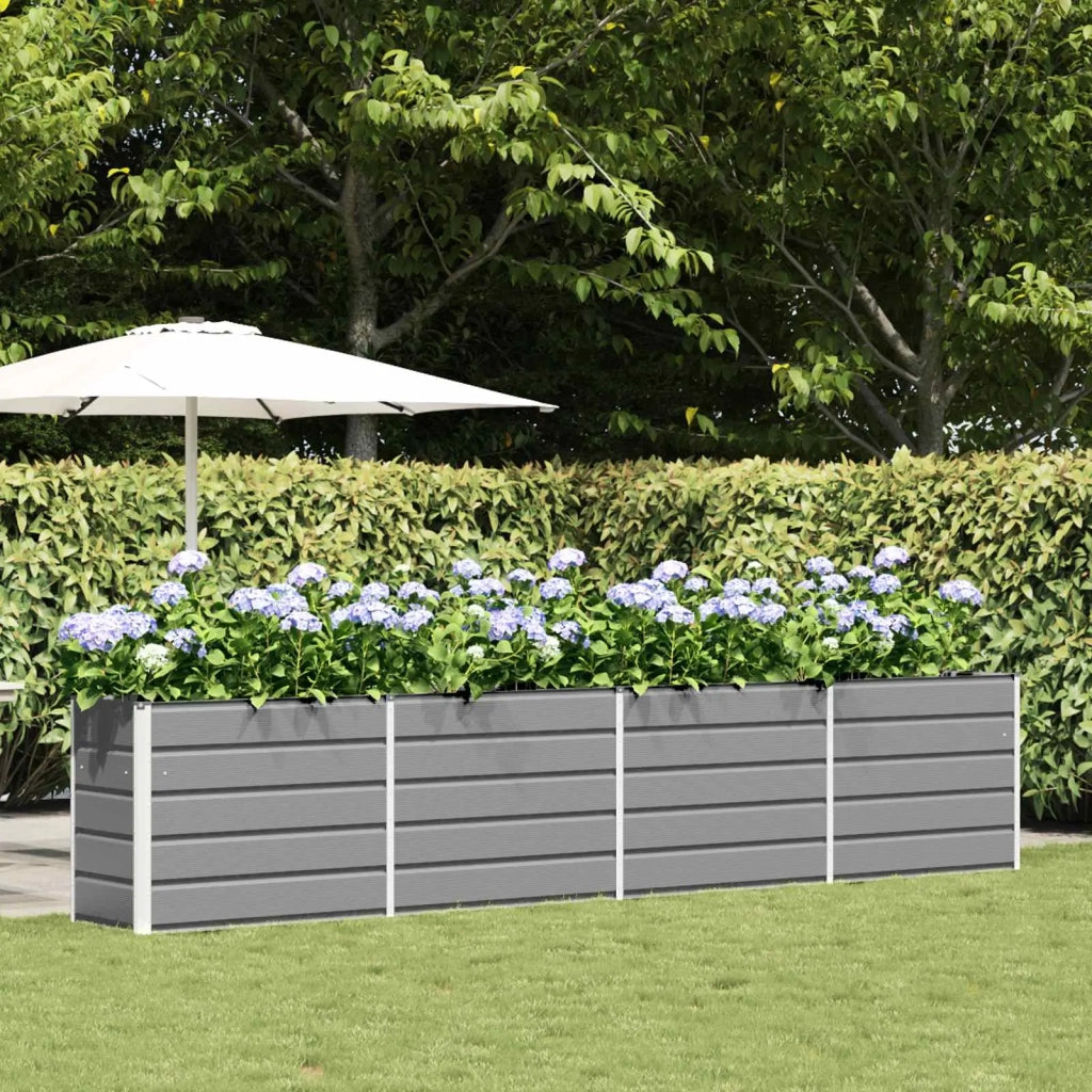 Fioriera Grigio chiaro 480 x 50 x 45 cm Acciaio zincato