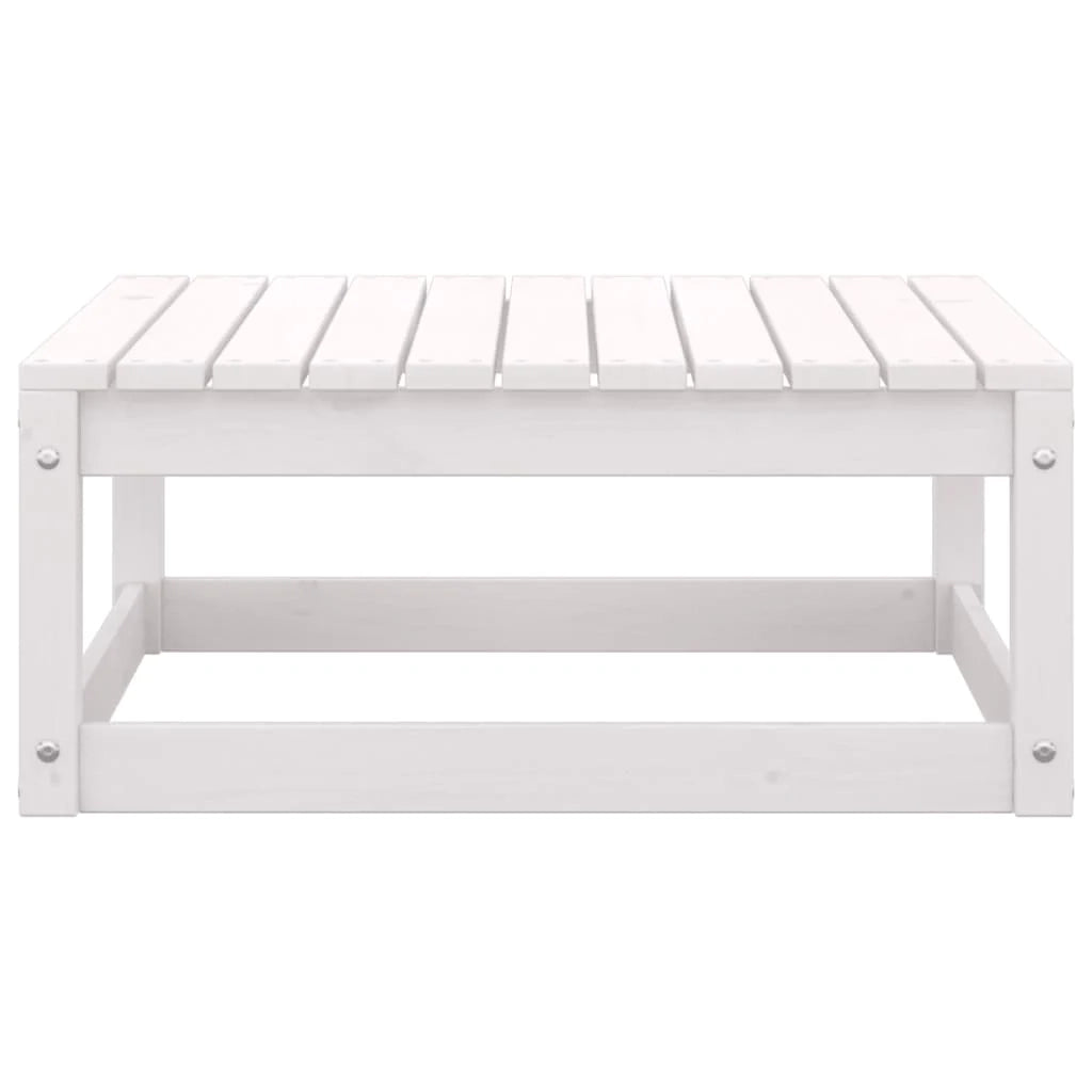 Set di mobili da giardino mobili da esterno 2 pezzi bianco legno di pino massiccio 02_0015909
