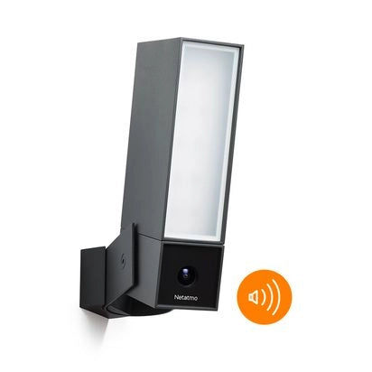 Telecamera esterna intelligente e connessa con sirena NOC-S-Pro Netatmo - Nera