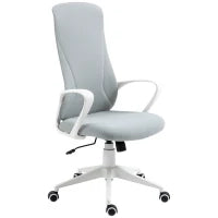 Sedia da Ufficio Ergonomica con Altezza Regolabile e Funzione di Inclinazione, 62x56x110-119.5 cm