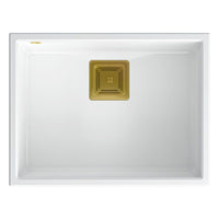 Lavello In Granito David 50 White Rame