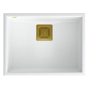 Lavello In Granito David 50 White Rame