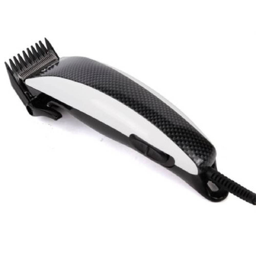 Trade Shop - Rasoio Taglia Capelli Peli Barba Kemei Km-651 4 Pettini Forbici Pettine -