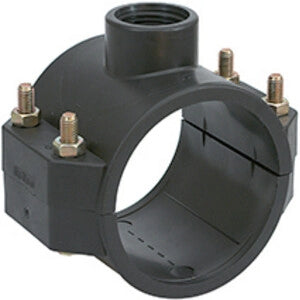 RACCORDO POLIPROP PRESA A STAFFA D 25MMX1/2 FEM