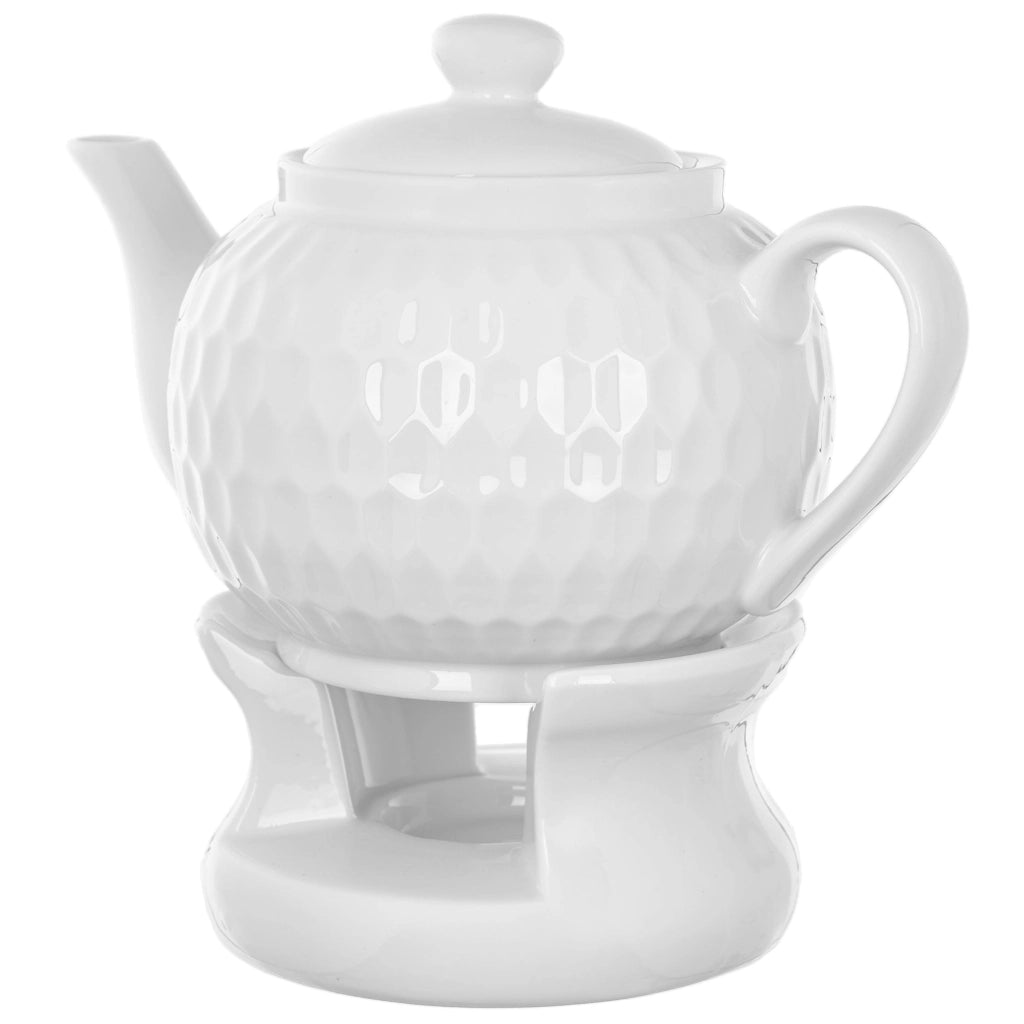 Teiera KADAX con riscaldatore 900ml per tè 0,9L in ceramica, idea regalo
