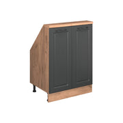 Vicco Mobile sottotetto Antracite Country House/oro Kraft Oak con 2 porte