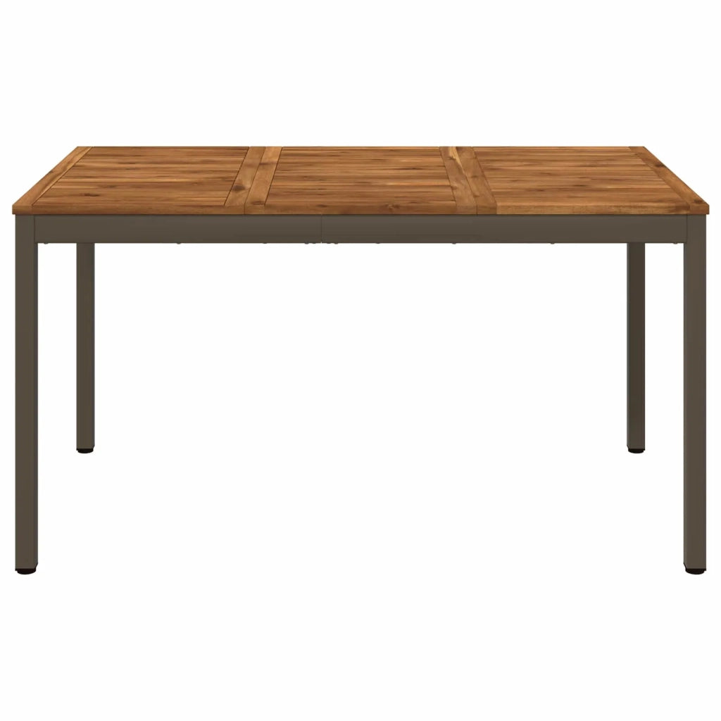 Tavolo da cena da giardino Naturale e Caffè 141 x 80,5 x 75 cm 901321