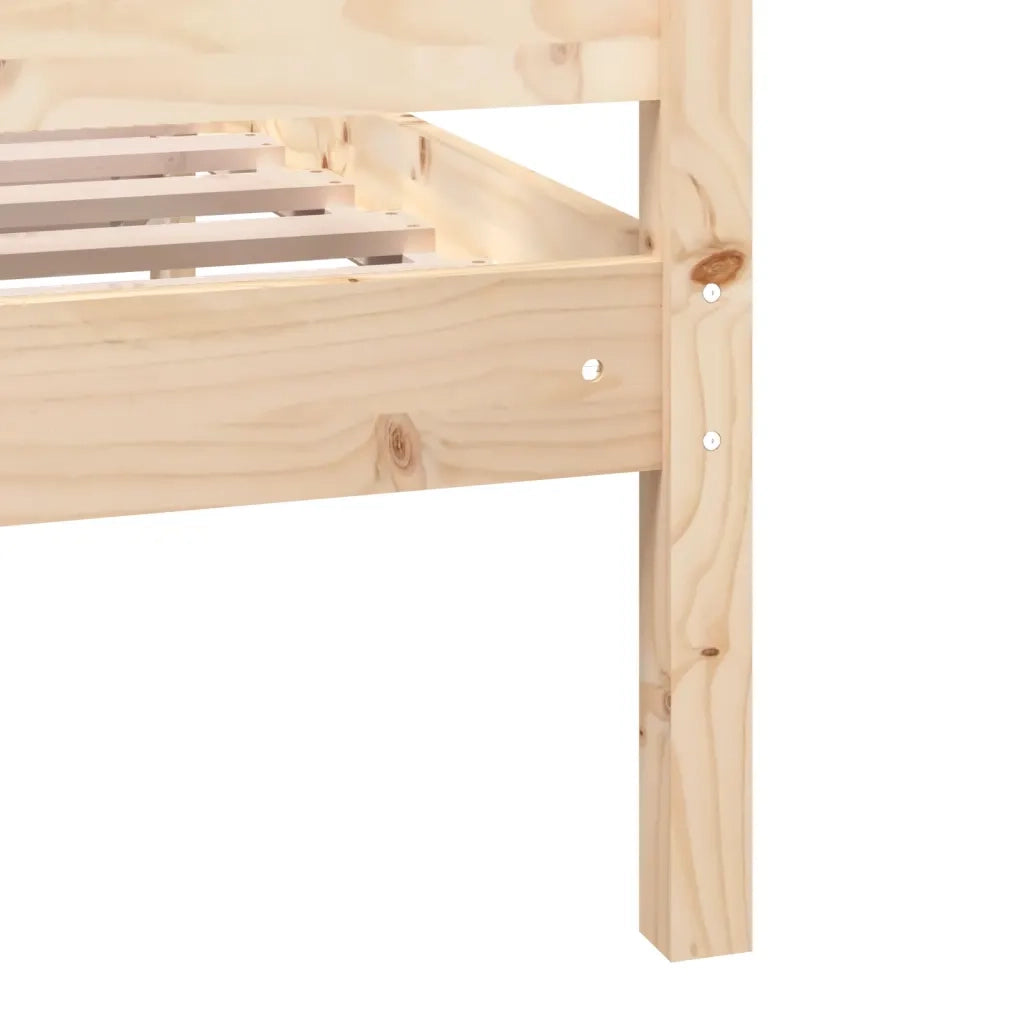 Giroletto-Struttura Letto in Legno Massello 140x190 cm 202725