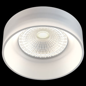 Faretto da incasso Downlight in Acrilico Pauline Bianco