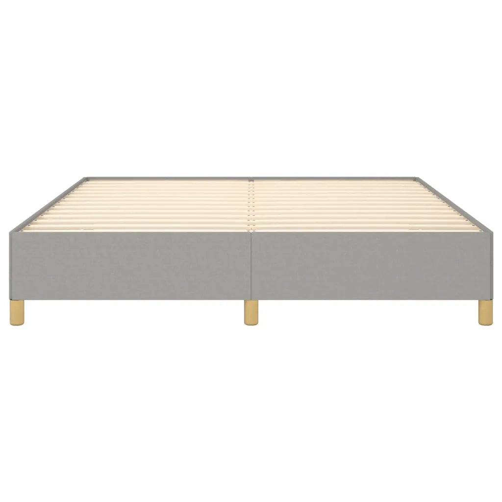 Giroletto a Molle Grigio Chiaro 160x200 cm in Tessuto cod mxl 64170