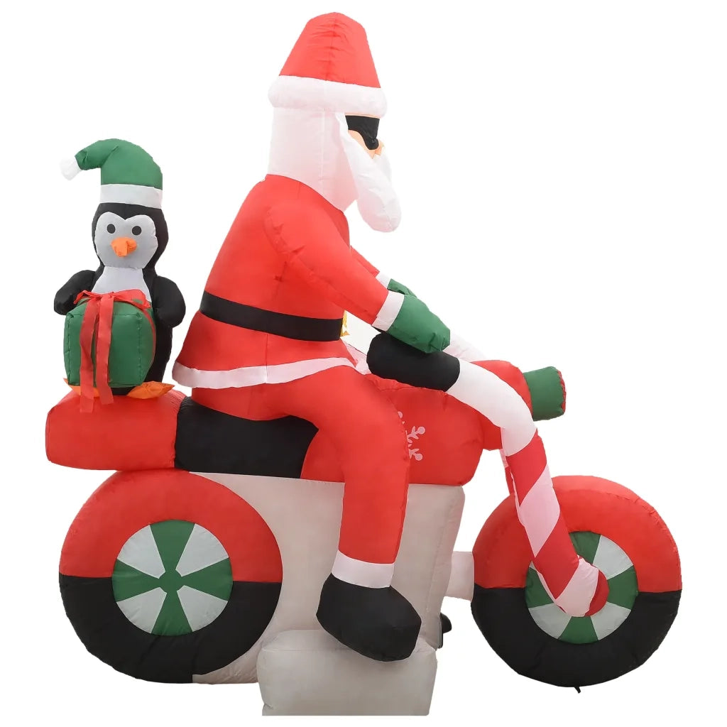 Babbo Natale Gonfiabile sulla Moto LED IP44 160 cm CFW1072122