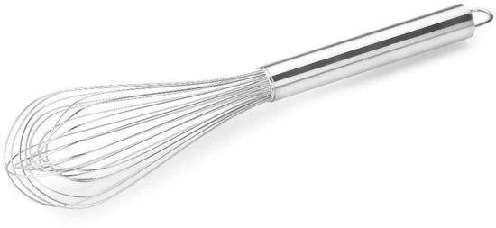 Manicotto di acciaio inox, 30 cm, con maniglia e orecchino in acciaio inox, con 24 anelli.