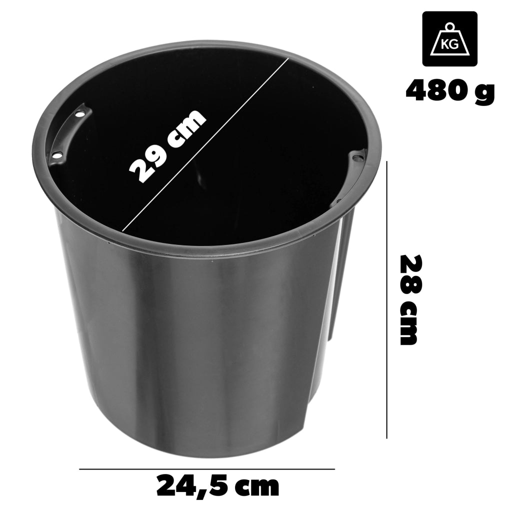 Inserti per vaso da fiori KADAX, inserti per vaso da fiori rotondi universali, 30 x 30 cm