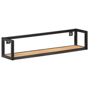 2 pz Mensole a Muro | Scaffale Parete | Ripiano a parete 80 cm in Legno Massello di Acacia