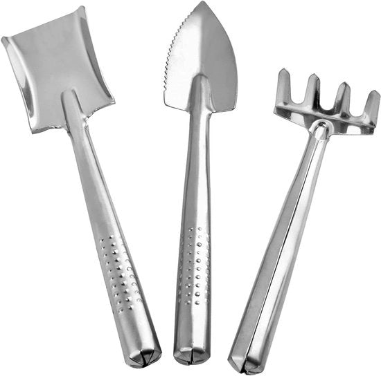 Kit di attrezzi per piante miniatura - Rasoio per giardino Rasoio per cactus Rasoio per erbe Rasoio per piante indoor Set di 3 pezzi