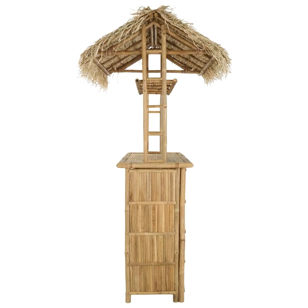 Tavolo da bar da esterno Naturale 115 x 95 x 215 cm Bambù