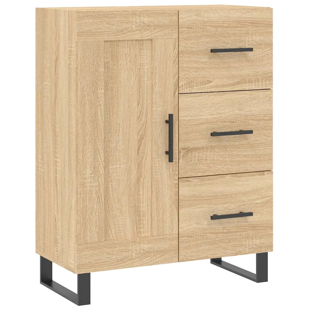 vidaXL Credenza Rovere Sonoma 69,5x34x180 cm in Legno Multistrato