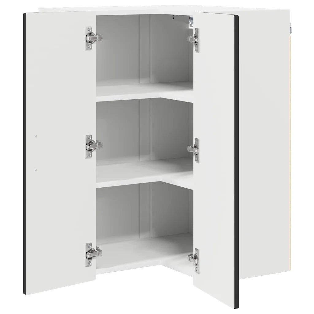 Mobile da cucina-Armadio da cucina Nero 57 x 57 x 80 cm Legno multistrato 684418