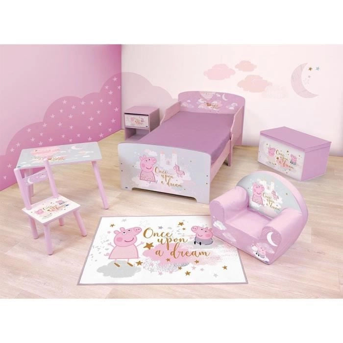 Fun House Peppa Pig Dream illuminato con Lattes Box Spring 140 x 70 cm