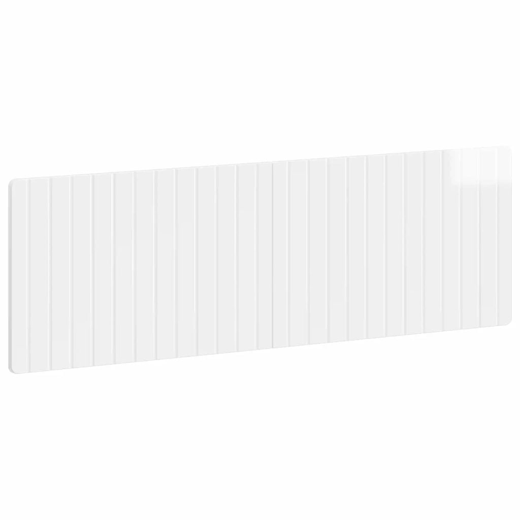 Testiera da Muro ZWOLLE Bianco Lucido Legno ingegnerizzato 896509