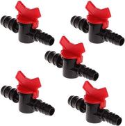 Regolatore di pressione per acquario tubo di gomma per giardino con connessione a 5 pezzi tubo rettilineo stopper in plastica utilizzato in giardino-gazon-orto-acquario