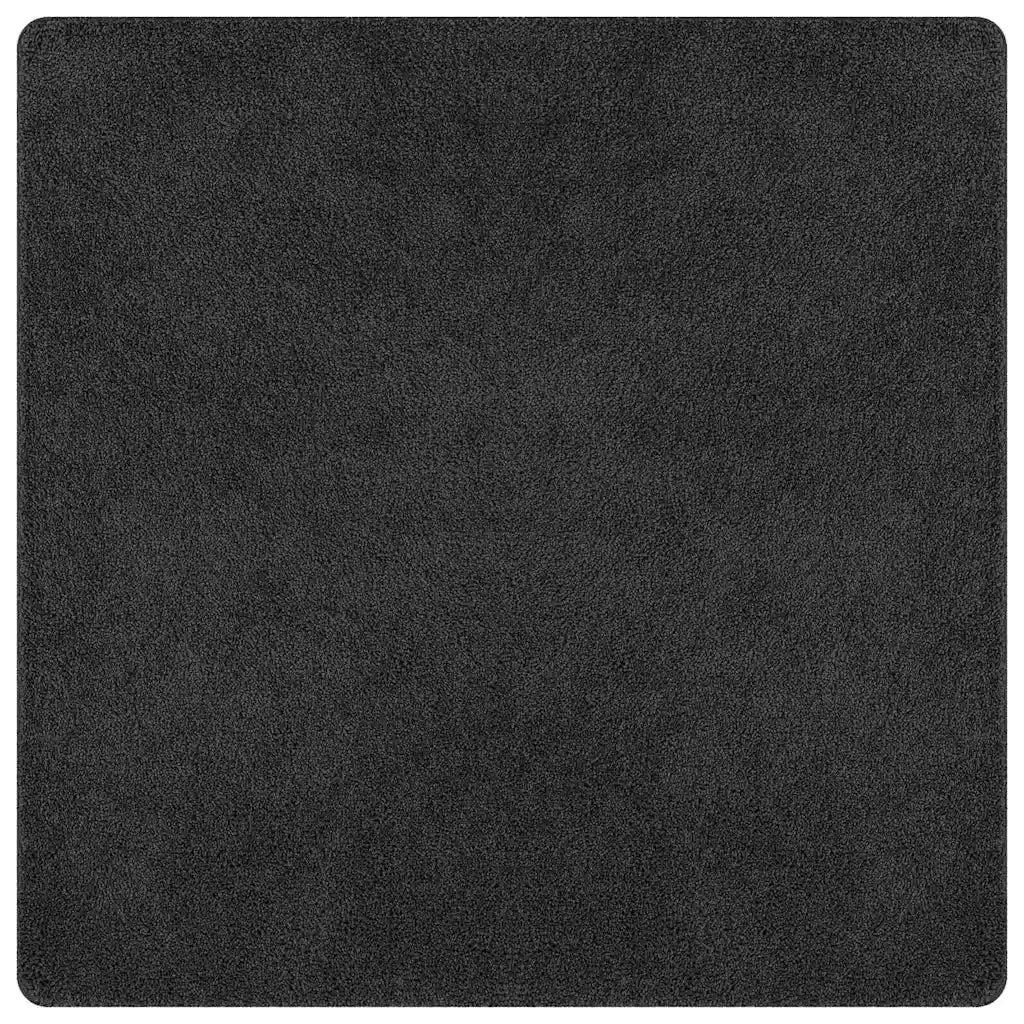 Tappeto Shaggy Antiscivolo Grigio scuro 200 x 200 cm PP 4019771