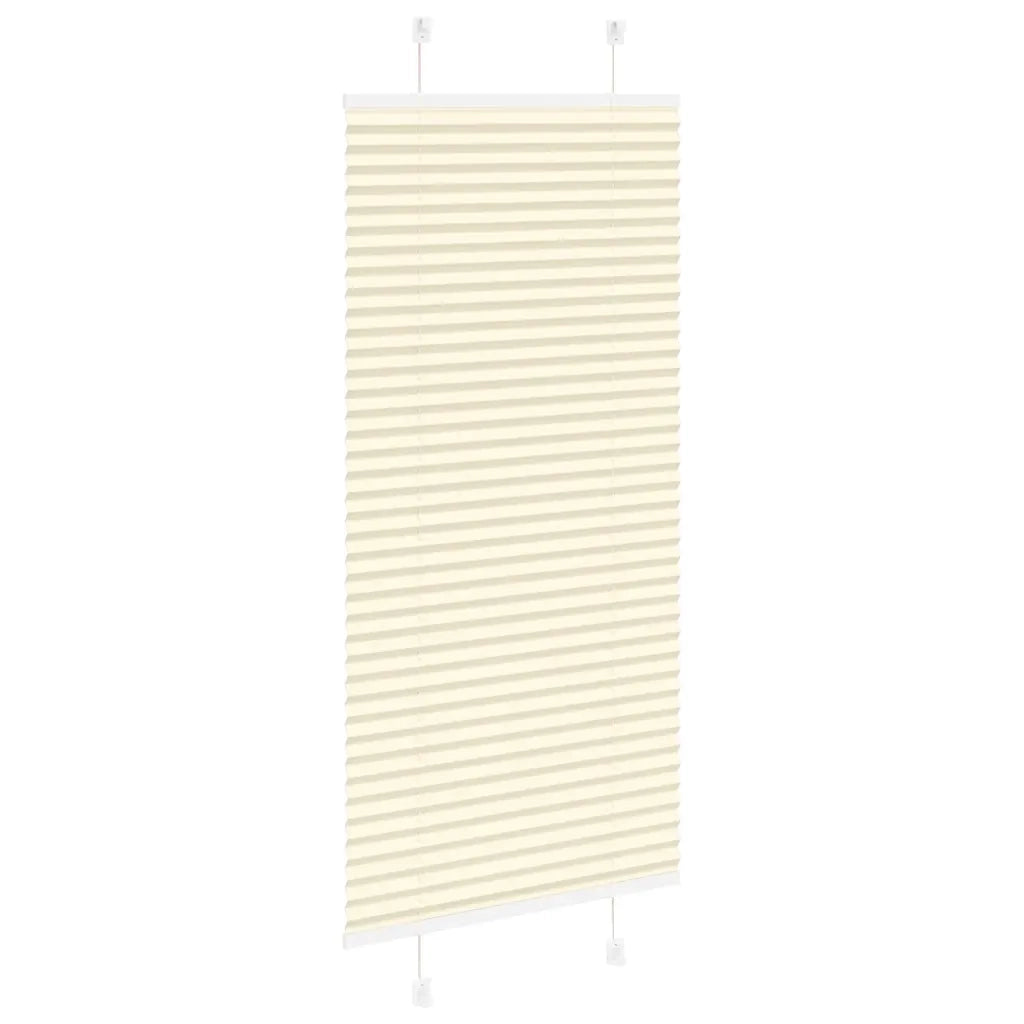 Tenda Plissettata Crema 55x150 cm Larghezza Tessuto 54,4 cm 4015287
