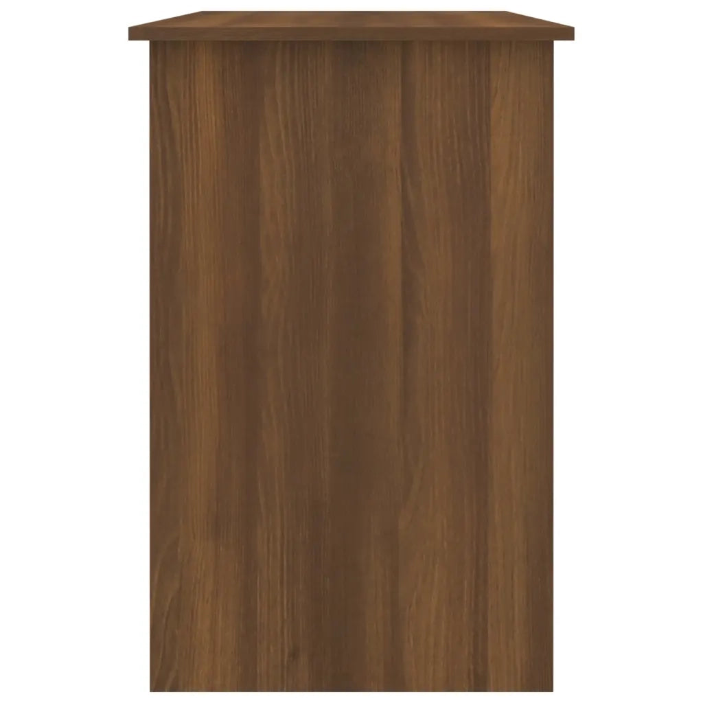 Scrivania | Tavolo da Ufficio Rovere Marrone 100x50x76 cm in Legno Multistrato