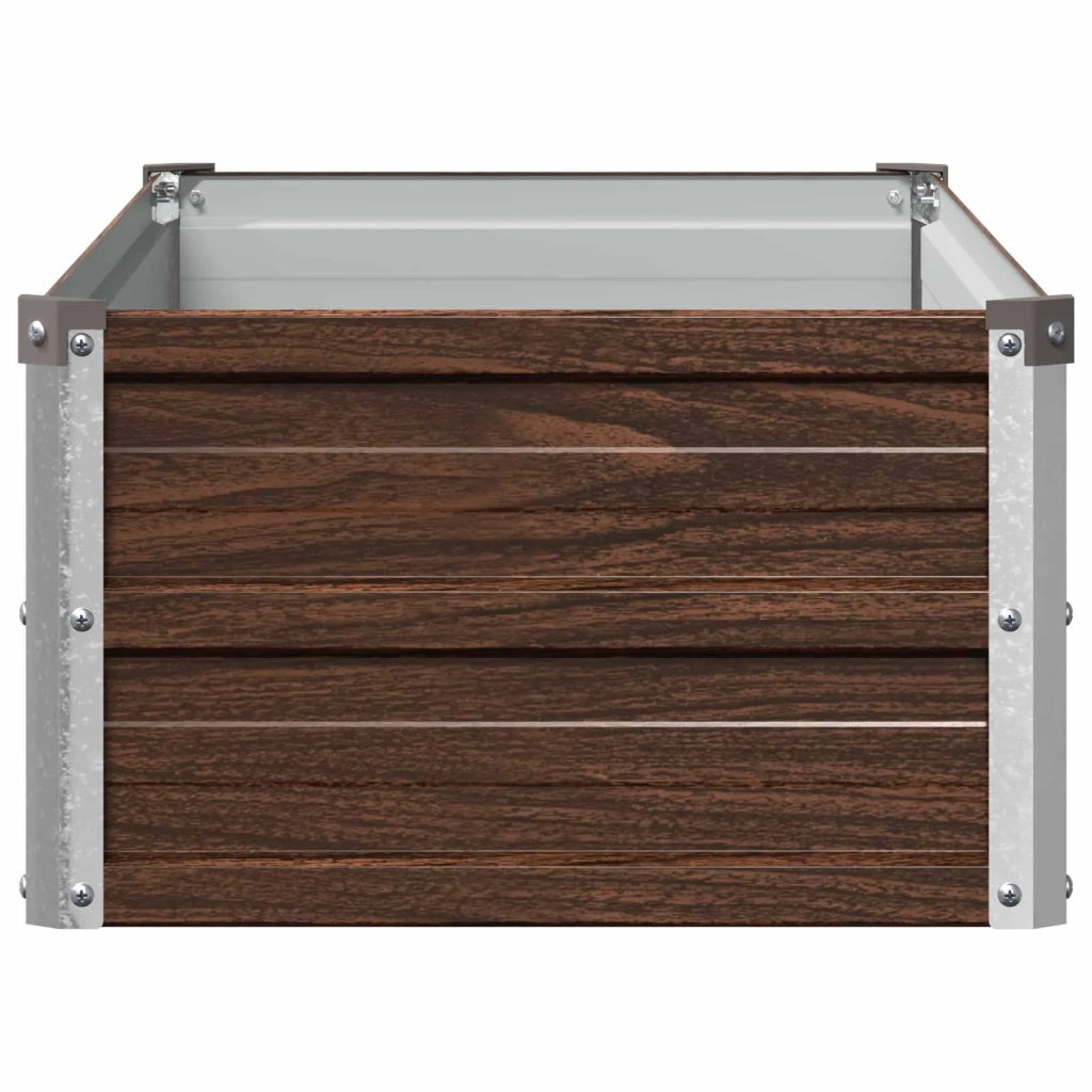 Letto rialzato da giardino Nero 100 x 40 x 24 cm 8006308