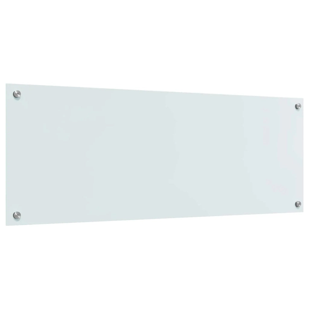 Schienale da cucina Bianco 110 x 40 cm vetro temperato CFW6760788