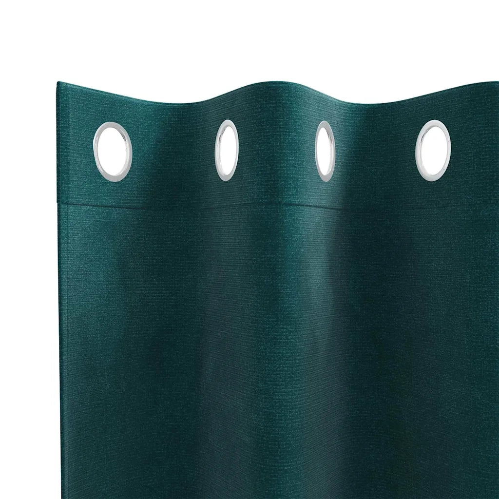Tende oscuranti 2 pcs Verde Scuro 140 x 175 cm Velluto 4107209