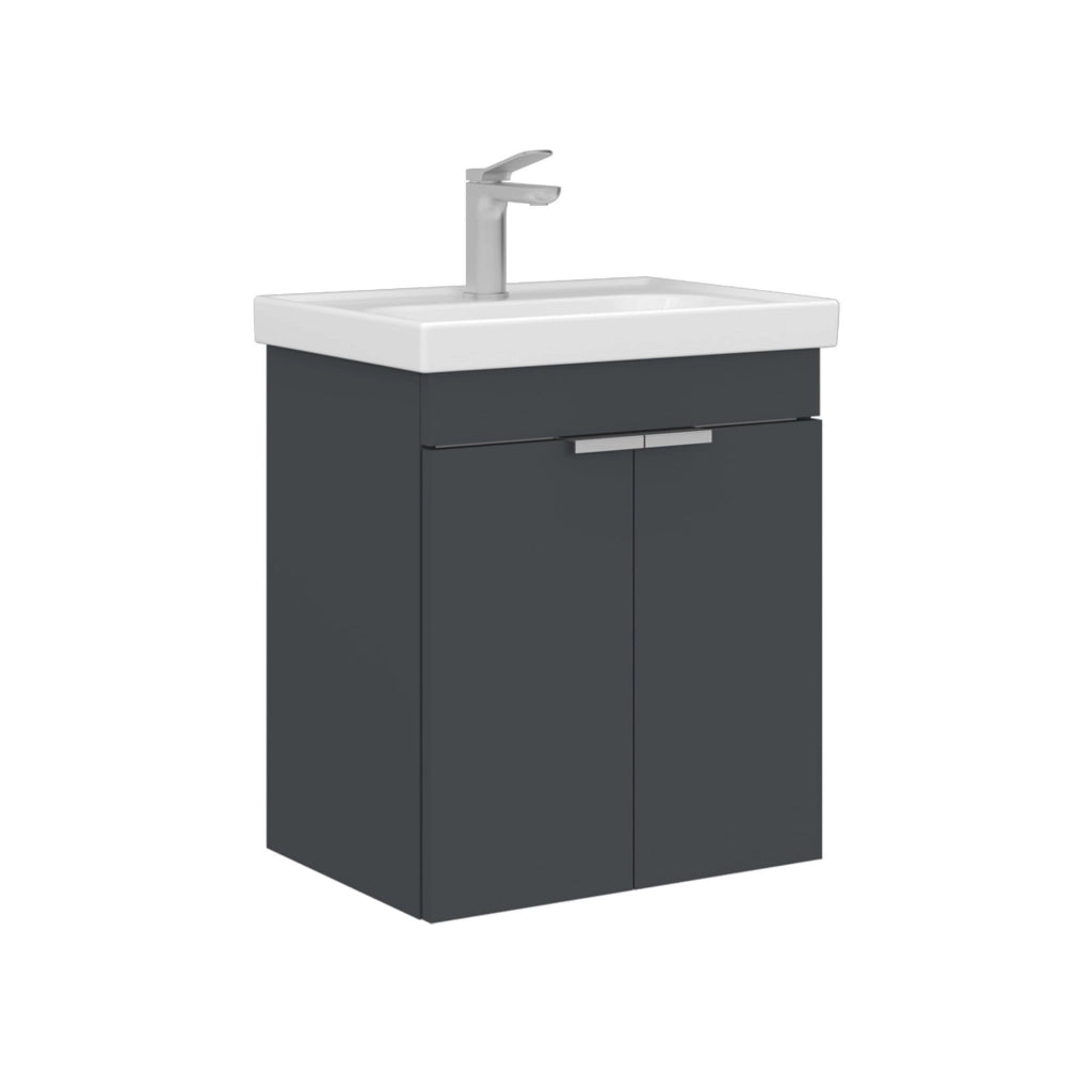 Mobile lavabo "Desna 50" - 50 x 38 x 58 cm - Antracite opaco