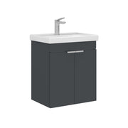 Mobile lavabo "Desna 50" - 50 x 38 x 58 cm - Antracite opaco