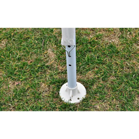 Gazebo da Esterno 3x3 m con Tetto a Piramide per Feste 90332