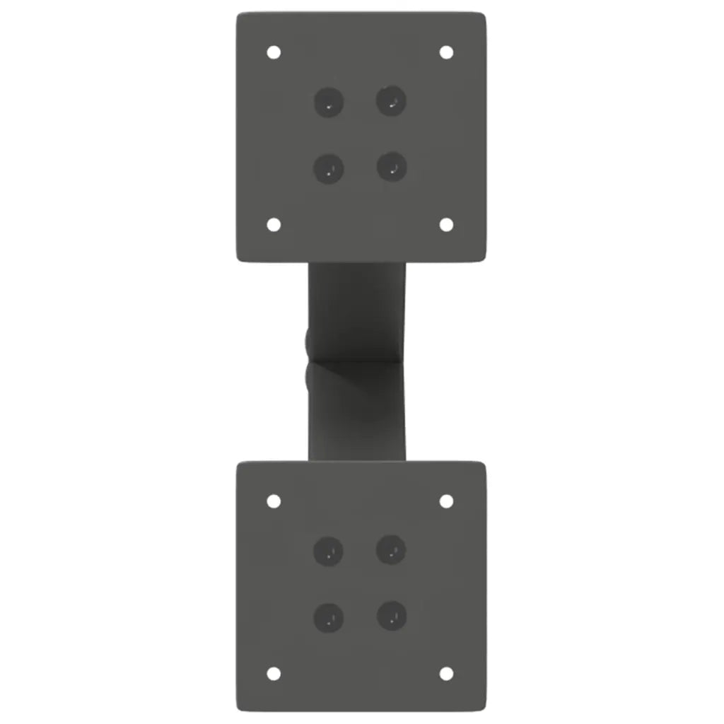 Gambe per Tavolino da Caffè a Forma di X 2 pz Antracite 38x(42-43) cm Acciaio 4012894