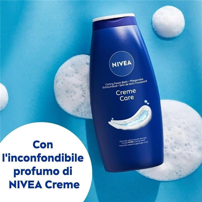 NIVEA BAGNODOCCIA CREME CARE BAGNOSCHIUMA NUTRIENTE + VITAMINE C E E OLI NUTRIENTI SET 750 ML