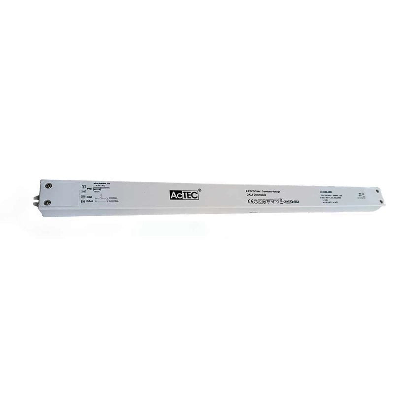 Alimentatore Dimmerabile DALI2 PUSH Pulsante 48V 240W Super Slim 450X32X23mm