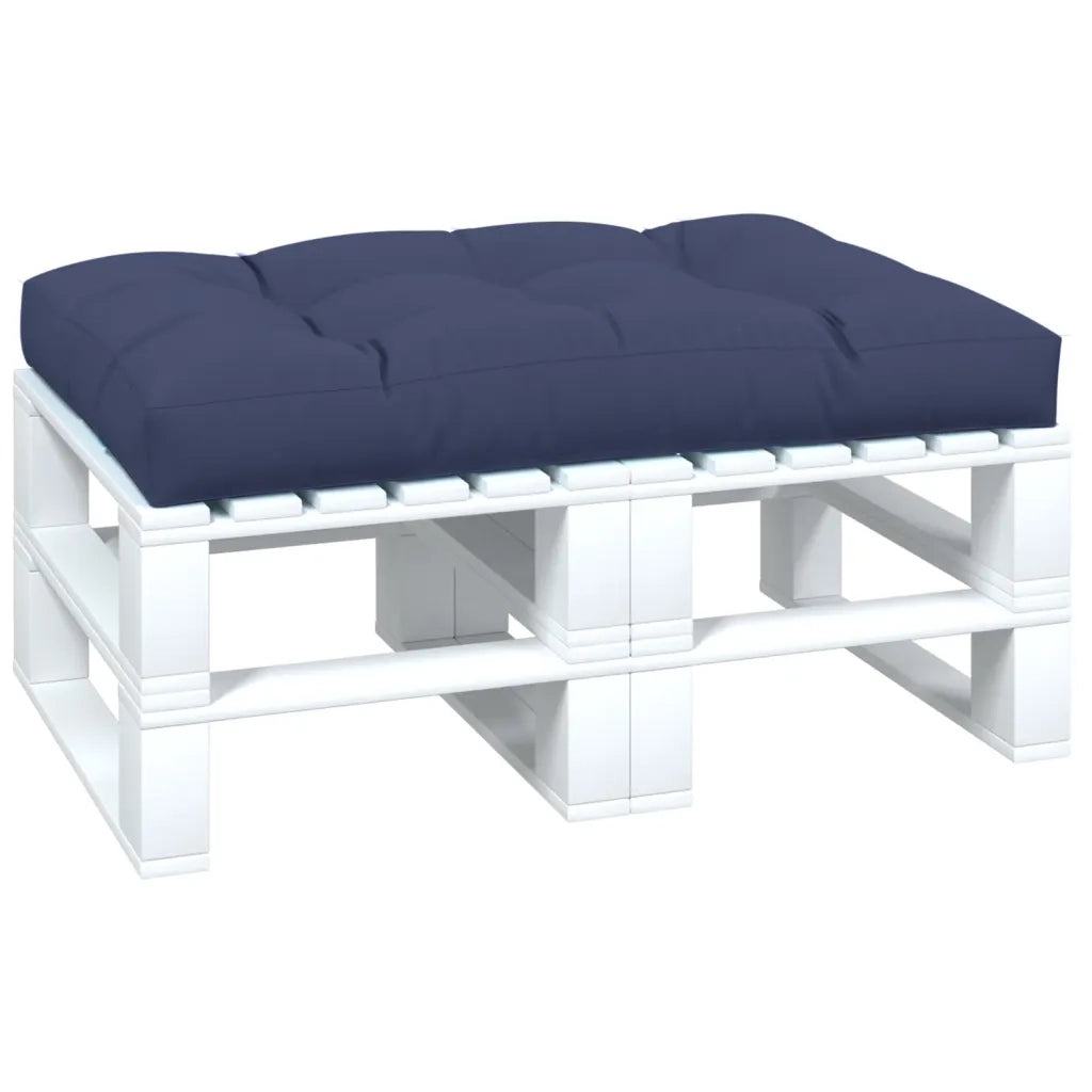 Cuscino per pallet | Cuscini per sedie Blu Marino 120x80x12 cm in Tessuto