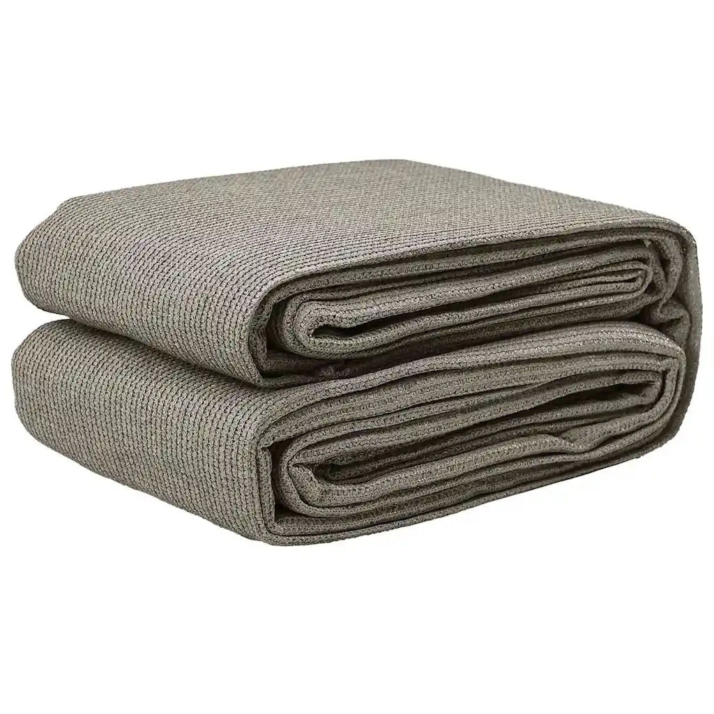 Tappeto da Tenda Grigio chiaro 400 x 250 cm Polietilene 42000192