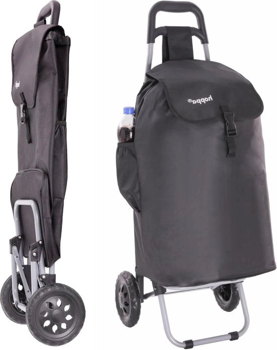 Carrello di stoccaggio leggero e pieghevole 47L - resistente agli urti - facile da ripiegare - garanzia 3 anni - Nero