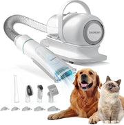 Sistema di rasatura professionale per cani e gatti con aspiratore - rasoio per animali con 5 strumenti