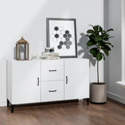 Credenza-Buffet-Armadio da cucina Bianca 100x36x60 cm in Legno Multistrato 609322