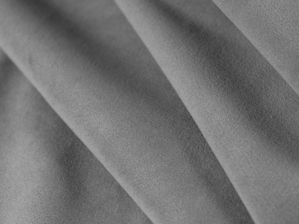 Cosmopolitan Design - Divano angolare modulare sinistro "Sydney" 4 posti in velluto grigio chiaro 