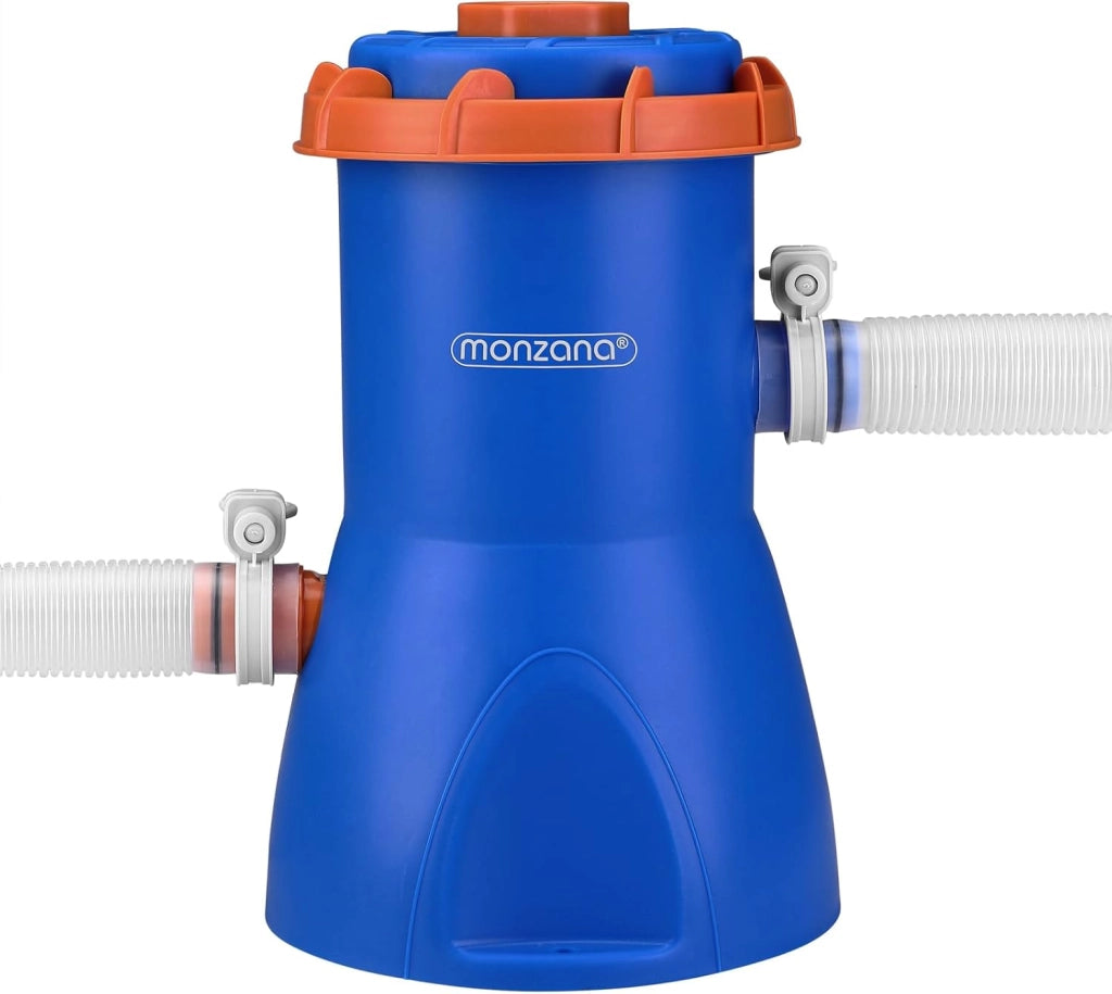 Sistema di Filtraggio a Cartuccia MZP30 Portata 2280 L/h 30 W Pompa Filtro per Piscina