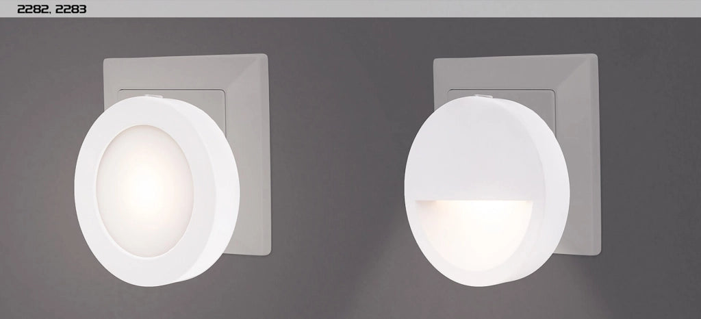 Luce notte presa LED 0,5W 3000K bianca Rabalux 2282