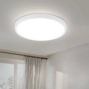 ZMH Lampada da soffitto plafoniera LED moderna bianca 22 cm 15W illuminazione economica per interni