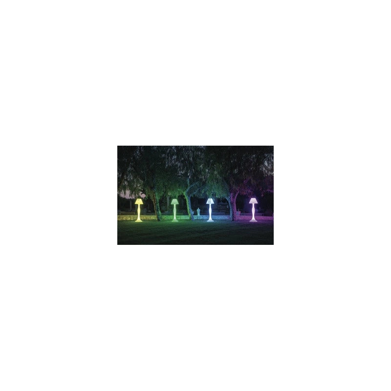 Lampada da terra di design H180 in polimero LED RGB per interno ed esterno - Made in Italy - Monacis